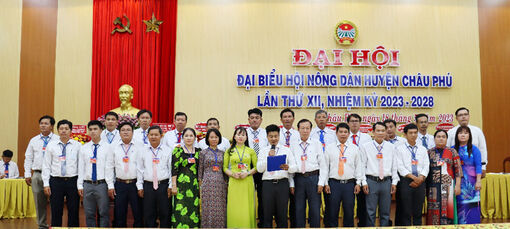 Ông Huỳnh Ngọc Vỵ tái đắc cử chức Chủ tịch Hội Nông dân huyện Châu Phú