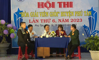 Thị trấn Phú Mỹ đoạt giải nhất Hội thi “Hòa giải viên giỏi” huyện Phú Tân lần thứ 6
