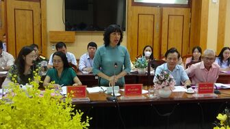 Học viện Chính trị Quốc gia Hồ Chí Minh khảo sát và làm việc tại huyện Tri Tôn