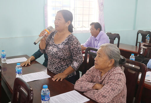 Đại biểu HĐND 3 cấp tiếp xúc cử tri hai xã Bình Hòa và An Hòa trước kỳ họp giữa năm 2023