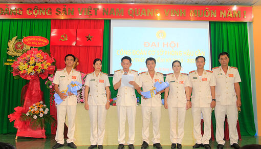 Đại hội Công đoàn Phòng Hậu cần Công an An Giang lần thứ I (nhiệm kỳ 2023-2028)