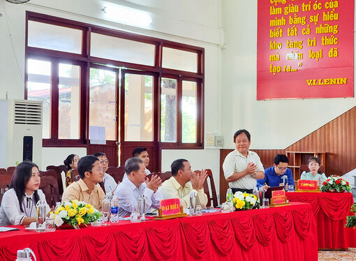 Nâng cao vai trò tiên phong, gương mẫu của đội ngũ đảng viên 
Trường Chính trị Tôn Đức Thắng