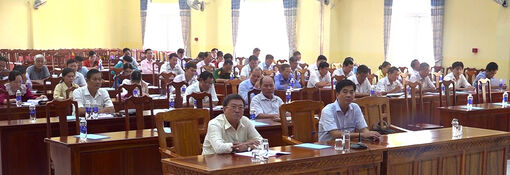 Ủy ban Kiểm tra Huyện ủy Thoại Sơn tập huấn nghiệp vụ công tác kiểm tra, giám sát và thi hành kỷ luật Đảng năm 2023