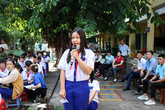 Huyện Châu Thành tổ chức Diễn đàn lắng nghe trẻ em nói năm 2023