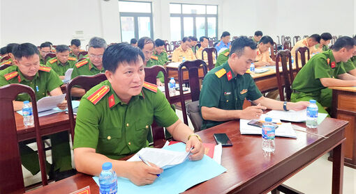 Công an TP. Châu Đốc triển khai kế hoạch đảm bảo an ninh trật tự Lễ hội Vía Bà Chúa xứ núi Sam