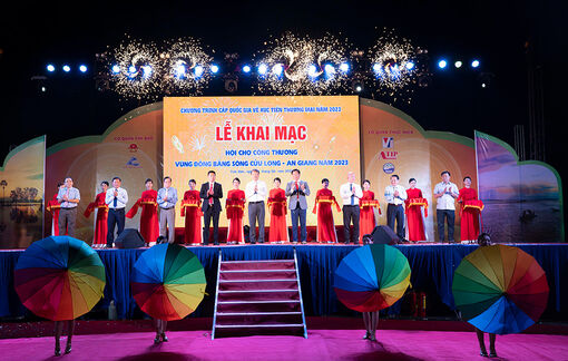 Khai mạc Hội chợ Công Thương vùng đồng bằng sông Cửu Long - An Giang năm 2023