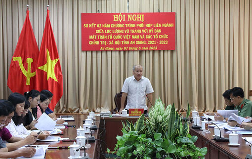 An Giang sơ kết công tác phối hợp liên ngành về vận động quần chúng