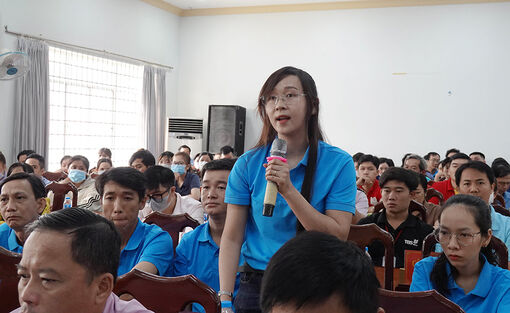 Đối thoại với 155 công nhân lao động