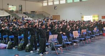 139 học sinh tham gia lớp "Em học làm chiến sĩ công an"