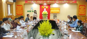 Chuẩn bị cho kỳ họp chuyên đề HĐND huyện Tri Tôn