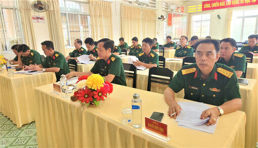 Ban Chỉ huy Quân sự TP. Châu Đốc thi đua quyết thắng