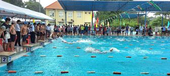 Huyện Châu Phú xếp hạng nhất toàn đoàn Hội thi bơi, lặn, cứu đuối tỉnh An Giang năm 2023