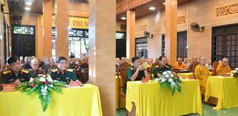 An Giang bồi dưỡng kiến thức quốc phòng và an ninh cho chức sắc, chức việc Giáo hội Phật giáo Việt Nam