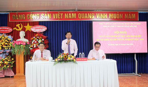 Đảng bộ Công ty TNHH MTV Xổ số Kiến thiết An Giang thực hiện tốt công tác xây dựng Đảng và nhiệm vụ chính trị