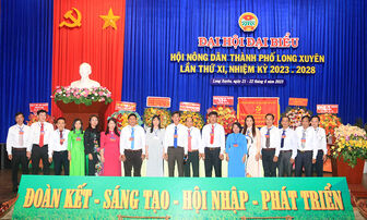 Ông Trần Phước Bạo tái đắc cử chức Chủ tịch Hội Nông dân TP. Long Xuyên khóa XI