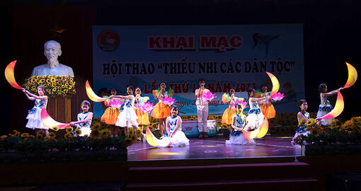 Nhà Thiếu nhi An Giang tham dự Liên hoan Búp sen hồng khu vực phía Nam lần thứ XXVI/ 2023, tại Sóc Trăng