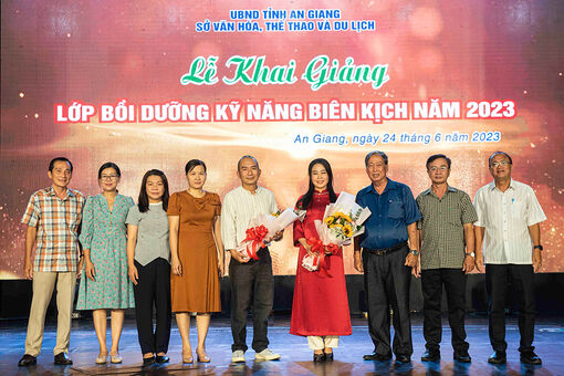 An Giang khai giảng lớp bồi dưỡng kỹ năng biên kịch năm 2023, chủ đề “ Kịch bản khởi nguồn mọi tác phẩm”