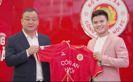 CLB Công an Hà Nội chưa dùng Quang Hải ở trận gặp Hà Tĩnh