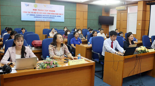 Trường Đại học An Giang tổ chức Hội thảo tập huấn “Công tác xã hội và sức khoẻ cộng đồng năm 2023"