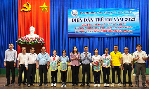 Diễn đàn trẻ em TP. Long Xuyên lần I/2023