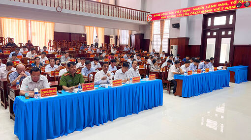 Hội nghị Ban Chấp hành Đảng bộ TX. Tịnh Biên lần thứ 13 (nhiệm kỳ 2020-2025)