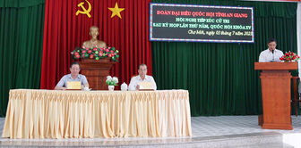 Đại biểu Quốc hội tỉnh An Giang tiếp xúc cử tri 4 địa phương