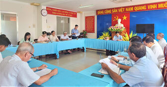 Đảng bộ Khối vận Thành ủy Châu Đốc sơ kết tình hình thực hiện nhiệm vụ