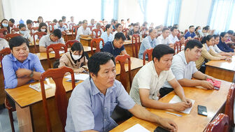 Hơn 90 học viên huyện Tri Tôn được đào tạo Sơ cấp lý luận chính trị