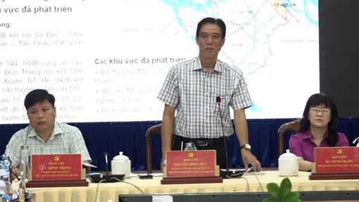 Huyện ủy Chợ Mới họp Ban Thường vụ mở rộng