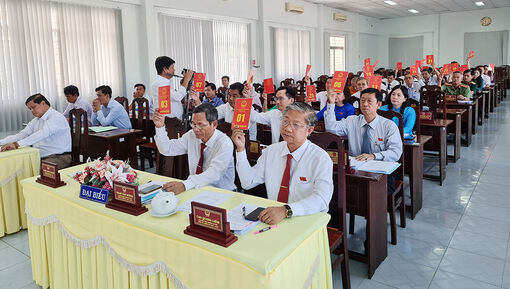HĐND huyện Tri Tôn thông qua điều chỉnh nguồn vốn 3 chương trình mục tiêu quốc gia