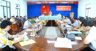 Ban Chấp hành Đảng bộ huyện Châu Phú đánh giá kết quả thực hiện nhiệm vụ chính trị 6 tháng đầu năm 2023