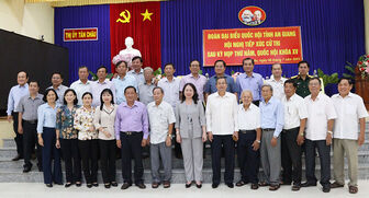 Đại biểu Quốc hội hoàn thành tiếp xúc cử tri tỉnh An Giang