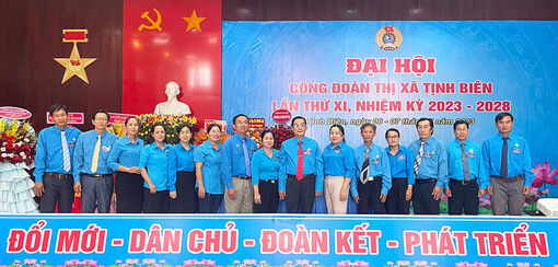 Đại hội Công đoàn TX. Tịnh Biên nhiệm kỳ 2023-2028