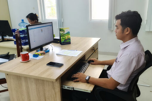 Sở Xây dựng An Giang nâng cao tỷ lệ nộp hồ sơ trực tuyến mức độ 4