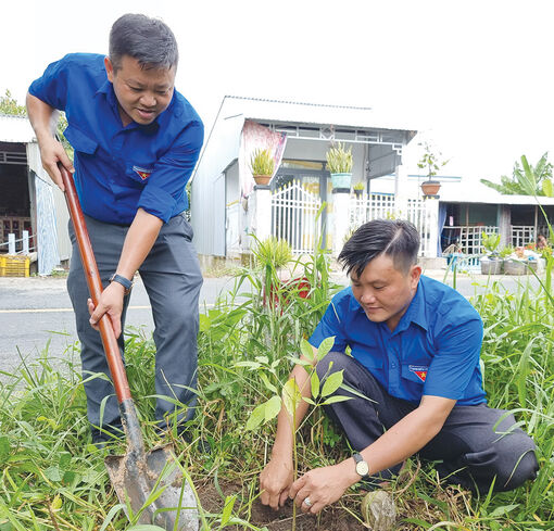 Cống hiến sức trẻ, xây dựng quê hương