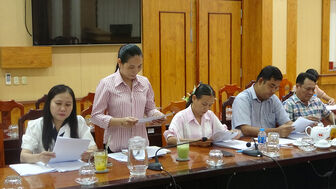 Thẩm tra các nội dung trình tại kỳ họp HĐND huyện Tri Tôn giữa năm 2023
