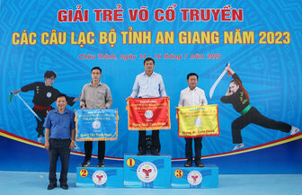 Bế mạc Giải trẻ võ cổ truyền các câu lạc bộ tỉnh An Giang năm 2023