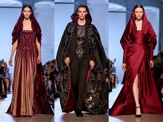 Elie Saab Thu Đông 2023: Dấn ấn thời trang huy hoàng thời Trung cổ