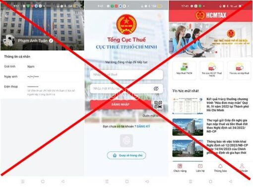 Cảnh giác lừa đảo thông qua cài đặt ứng dụng giả mạo cơ quan Nhà nước