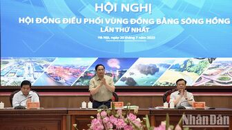 Thủ tướng Phạm Minh Chính chủ trì Hội nghị Hội đồng điều phối vùng đồng bằng sông Hồng