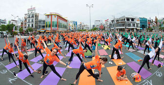 Tổ chức Ngày Quốc tế Yoga lần thứ IX/2023 tại An Giang
