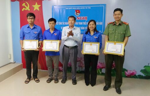 Huyện đoàn Tri Tôn huy động hơn 1,1 tỷ đồng thực hiện các công trình, phần việc thanh niên