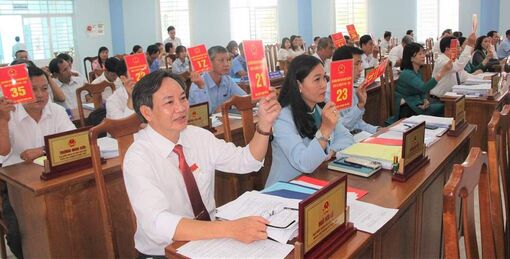 Kỳ họp thứ 10, HĐND huyện Chợ Mới khóa XII thông qua 7 nghị quyết quan trọng
