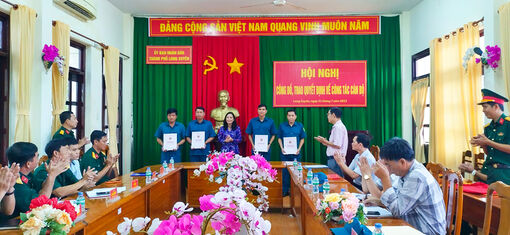 Tuyển dụng, bổ nhiệm chỉ huy trưởng quân sự cấp xã tại TP. Long Xuyên
