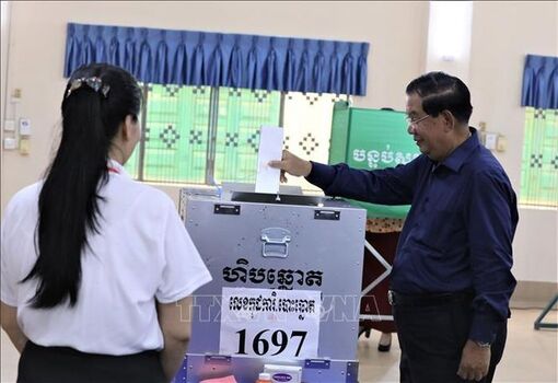 Bầu cử Campuchia: Hơn 78% cử tri đi bỏ phiếu