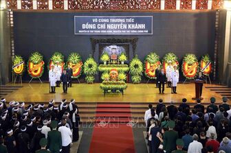 Tổ chức trọng thể Lễ tang nguyên Phó Thủ tướng Nguyễn Khánh