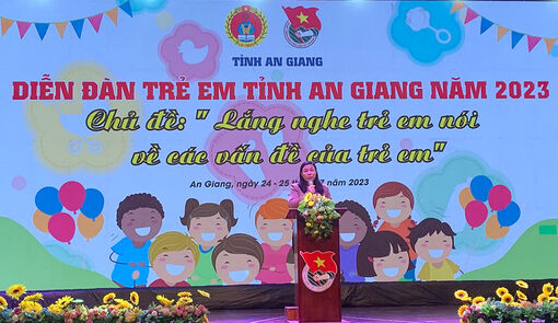 An Giang khai mạc Diễn đàn trẻ em năm 2023