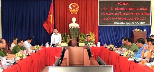 TP. Châu Đốc tăng cường công tác đảm bảo trật tự an toàn giao thông