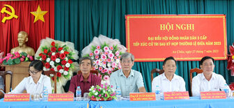 Đại biểu HĐND 3 cấp tiếp xúc cử tri huyện Châu Thành