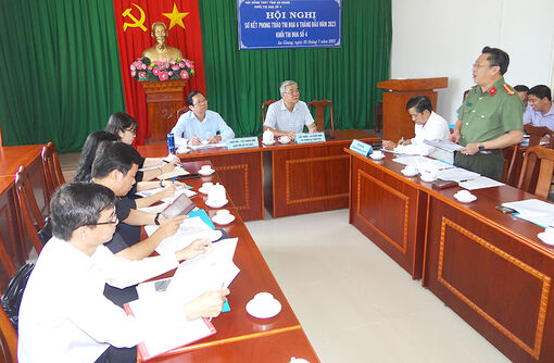 Sơ kết phong trào thi đua của Khối Thi đua nội chính An Giang